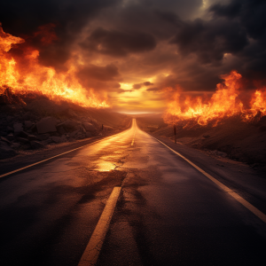 The road to success is paved with persistence, and lit by the flames of determination.