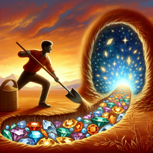 Your potential is like a treasure buried within; dig deep, and you'll discover boundless riches.
