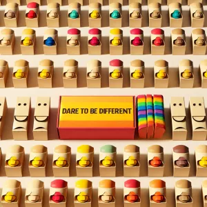 Dare to be different.