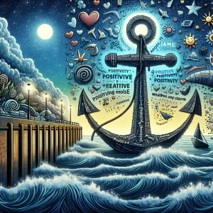 Harbor positivity; it's the anchor in life's storms.