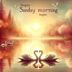 Good morning, Sunday! Let today be a reflection of peace, joy, and love.