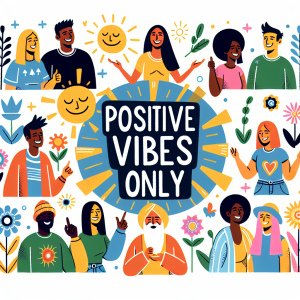 Positive vibes only means to invite positivity into your life and radiate it back to the world.