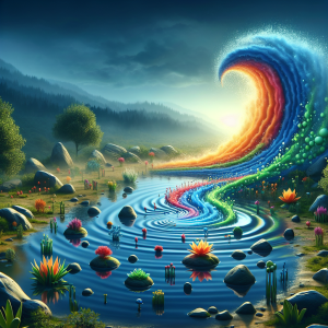 Cast a ripple of positivity; watch it become a wave that transforms everything it touches.