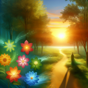 Let the light of this beautiful day shine upon your path and guide you to the places where flowers bloom in your soul.