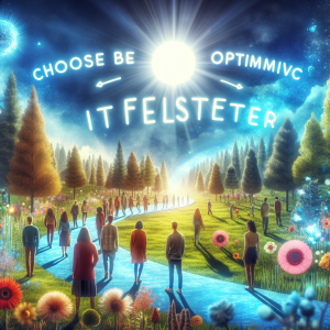 Choose to be optimistic, it feels better. Positive vibes lead to positive lives.