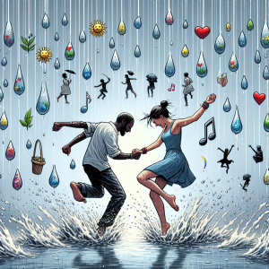 Life is not about waiting for the storm to pass but learning to dance in the rain. Find joy in every drop.