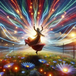 Infuse your life with the luminosity of positivity; it's the inner symphony that orchestrates the dance of joyful vibes.