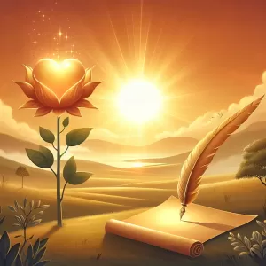 Embrace the day with gratitude, let your heart bloom with the golden rays of the sun, for each day is a beautiful poem yet to be celebrated.