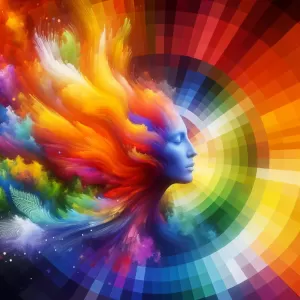 Let your spirit exude the color of positivity, for every vibrant hue paints a world of opportunities and joy.