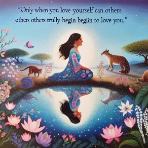 Only when you love yourself can others truly begin to love you.