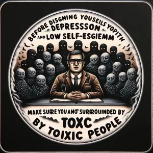 Freud: Before diagnosing yourself with depression and low self-esteem, make sure you are not surrounded by toxic people.