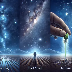 Dream big, start small, act now.