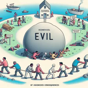 It is sad that people’s efforts to reduce evil often lead to even more evil. (Lichtenberg)