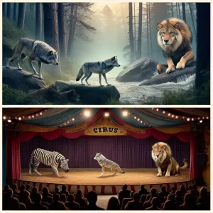 A wolf is weaker than a lion and a tiger, but you’ll never see it perform in a circus.