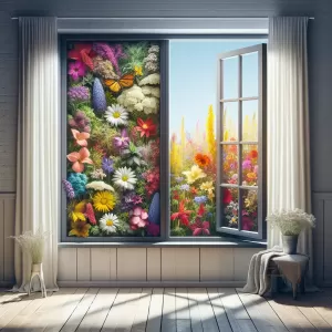 Someone else’s life is like a window… Even if there are flowers on the sill, it doesn’t mean there’s paradise inside.