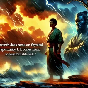 Strength does not come from physical capacity. It comes from an indomitable will. - Mahatma Gandhi