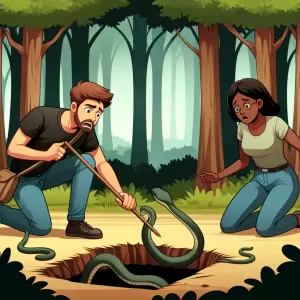 Always pull the snake out of the hole with someone else’s hands.