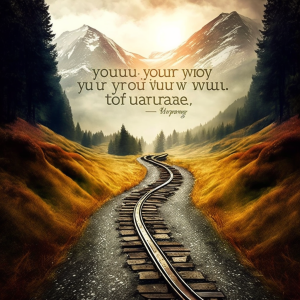 Your journey is your own; don't compare it to others. Embrace your unique path.