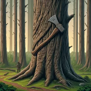 The axe forgets. The tree remembers.