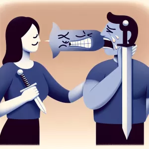 The wound of the tongue is deeper than the wound of the sword.