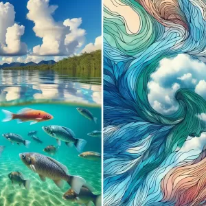 When the water is clear, you can see the fish. When the mind is pure, truth becomes visible. (Ancient Chinese)