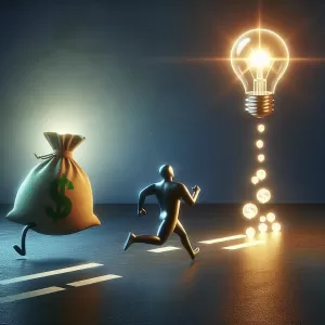 Enlarge Chase the vision, not the money; the money will end up following you.
