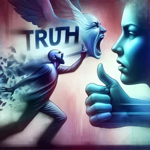 The first to shout ‘truth’ is usually the one lying.