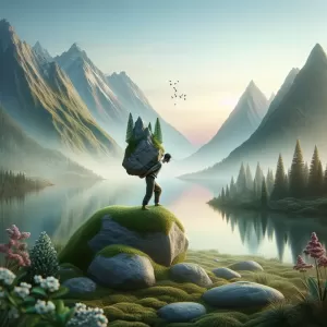 Zen Saying: You carry the mountains you’re meant to climb.