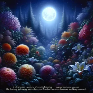 Bloom in the dark when nobody's watching.