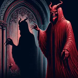 The devil knocks softly   and stays forever.