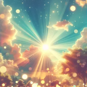 Light dances on the edge of this beautiful day, inviting us to join in the wonder.