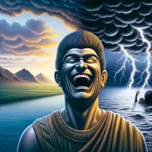 Sumerian Proverb: He who mocks the storm will drown in the calm.