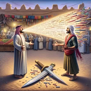 Arabic Proverb: The wound of words is deeper than the sword’s.