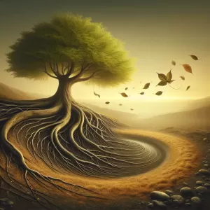 Bushido Insight: Even a fallen leaf returns to the root.