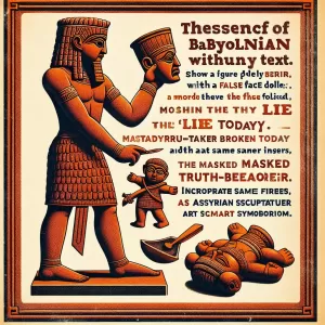 Babylonian Saying: The lie that saves today kills tomorrow.