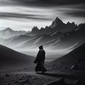 Tibetan Line: He who holds no grief cannot offer peace.