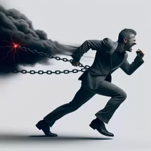 The man who flees from pain carries it further.