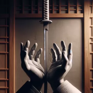 Bushido Code: The sword never hesitates, only the hand does.