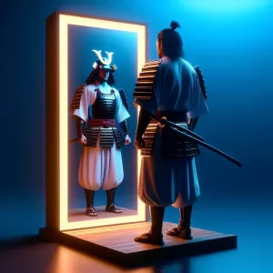 Bushido Reflection: The enemy you fear most is the self you haven’t faced.