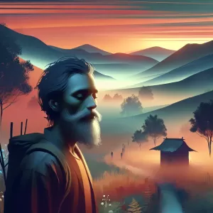 Tibetan Saying: He who owns little is owned by little.