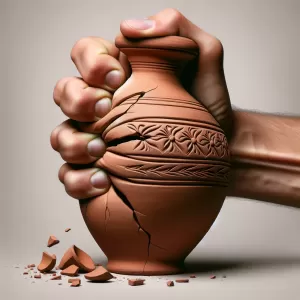 Quote by Beth Moore: The hand that holds too tight breaks what it loves.