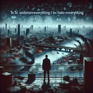 Quote by Emil Cioran: Cioran: To understand everything is to hate everything.
