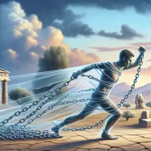 Quote by Sophocles: Greek Maxim: The worst chains are invisible.
