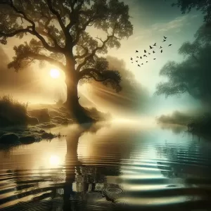 Seek the peace within, for outside is merely a reflection.