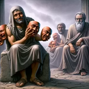 Quote by Diogenes: Diogenes: Most men change their masks, not their minds.