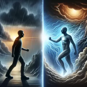 Quote by Albert Einstein: Adversity introduces a man to himself.