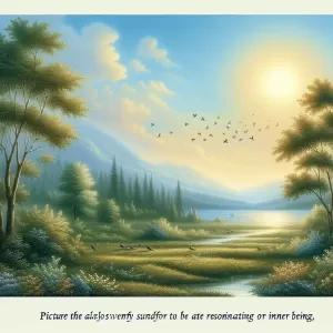 Quote by Pablo Neruda: Embrace the quiet radiance of a beautiful day and let it echo softly in your soul.