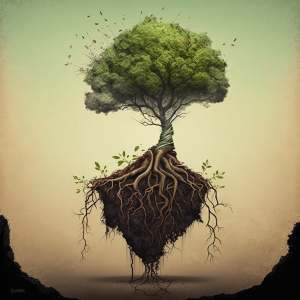 Growth isn't just about reaching new heights, but about nurturing our roots.