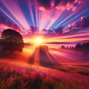 Embrace the magic of a new day, for every sunrise holds the promise of new beginnings.