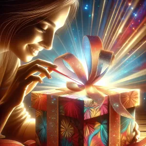 Embrace the present; it is a gift waiting to be unwrapped.